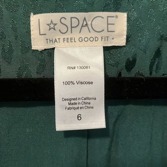 L*SPACE Bennytt Blazer in Ultramarine/Leopard Print, Size 6 - Picture 4 of 9